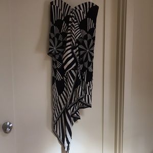 BCBG strapless dress. Size 0.